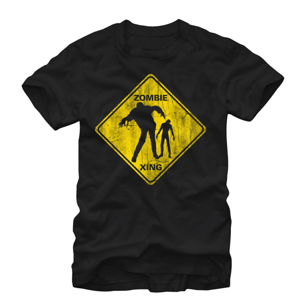 Men's Lost Gods Zombie Crossing  Adult T-Shirt