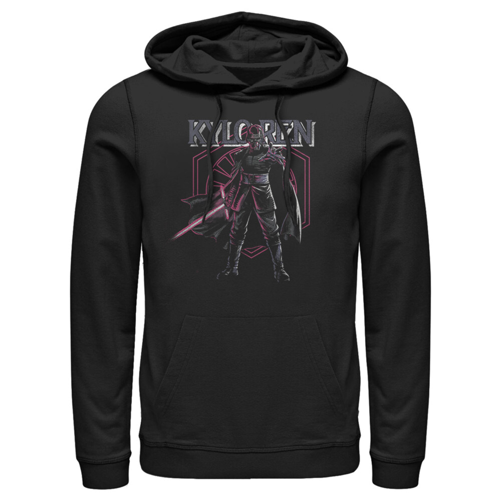 Men's Star Wars: The Rise of Skywalker Kylo Ren Emblem  Adult Pull Over Hoodie