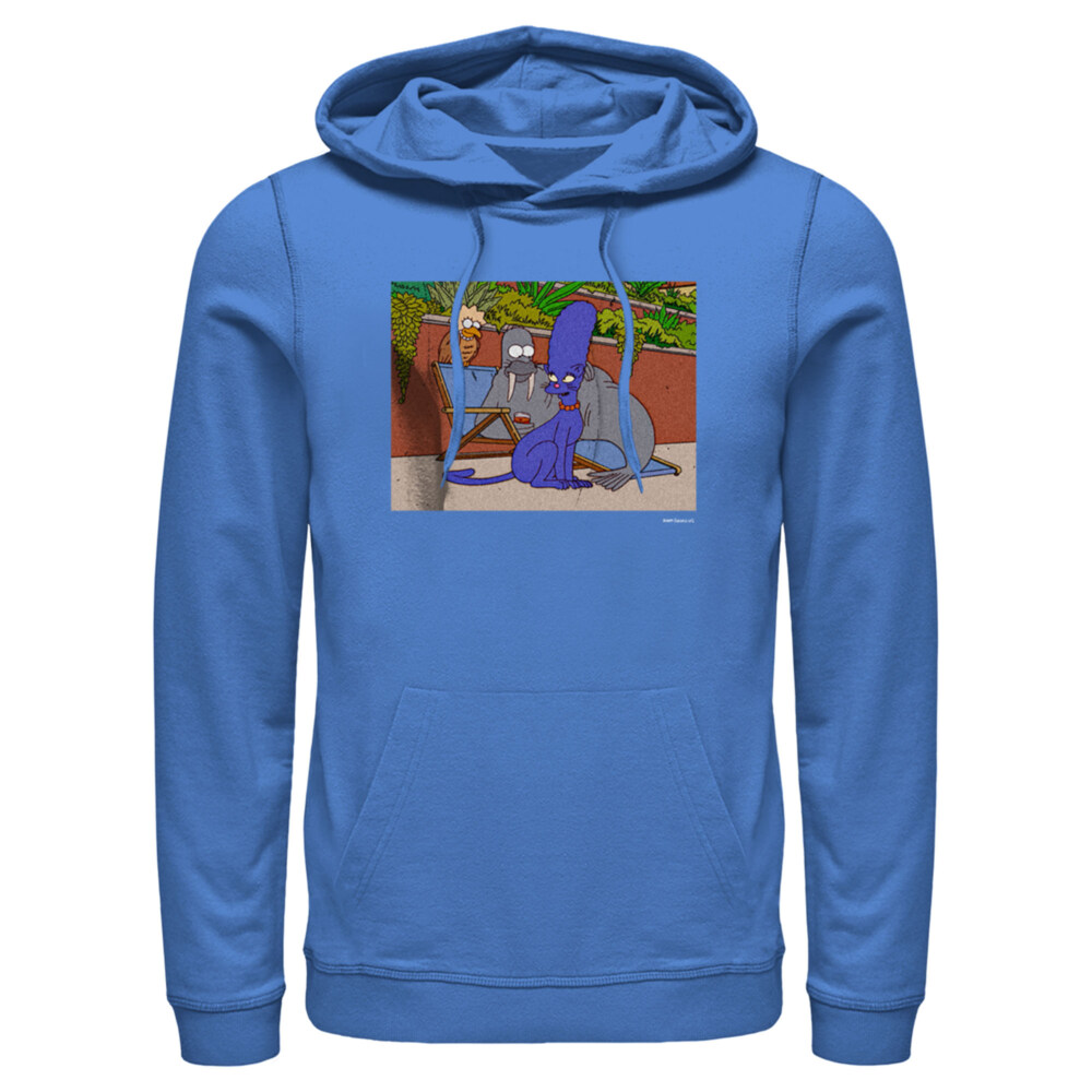 Men's The Simpsons Treehouse of Horrors Animals Scene  Adult Pull Over Hoodie