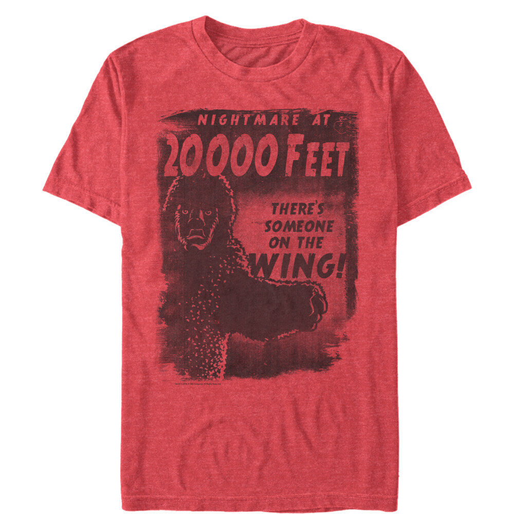 Men's The Twilight Zone Nightmare at 20,000 Feet Episode  Adult T-Shirt