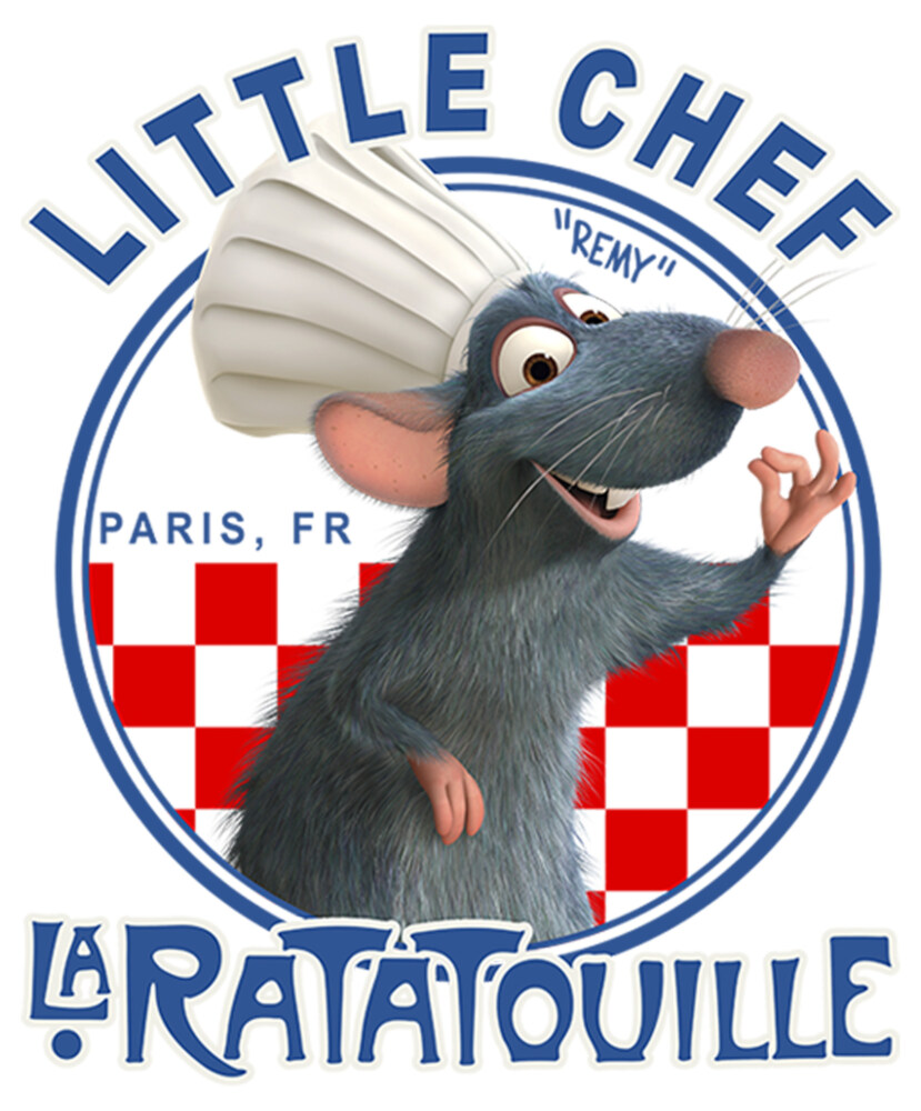 Men's Ratatouille Little Chef Remy Circle  Adult Long Sleeve Shirt