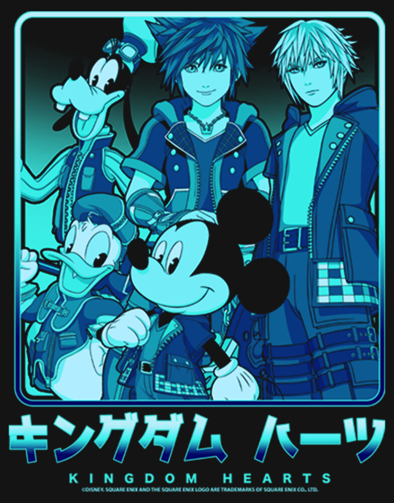 Men's Kingdom Hearts 3 Heroes In a Box  Adult Tank Top