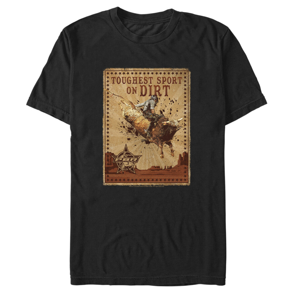 Men's Professional Bull Riders Toughest Sport on Dirt  Adult T-Shirt