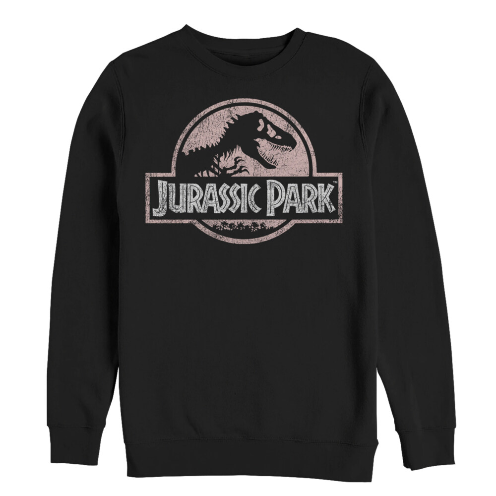 Men's Jurassic Park Dusty Logo  Adult Sweatshirt
