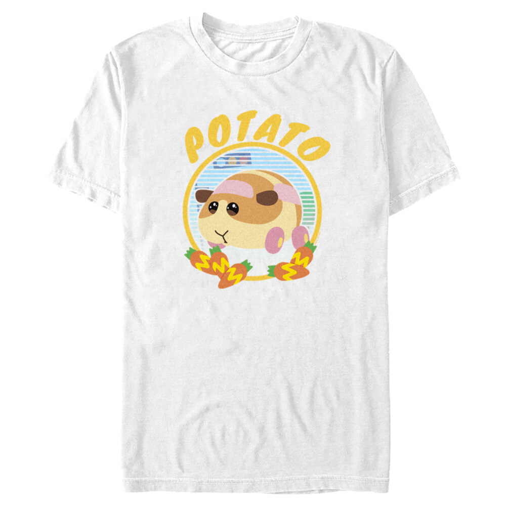 Men's Pui Pui Molcar Potato Circle Logo  Adult T-Shirt