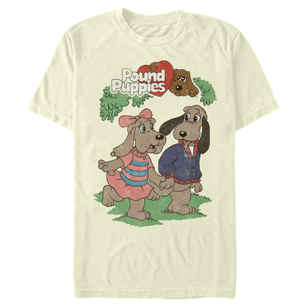 Men's Pound Puppies Couple Stroll  Adult T-Shirt