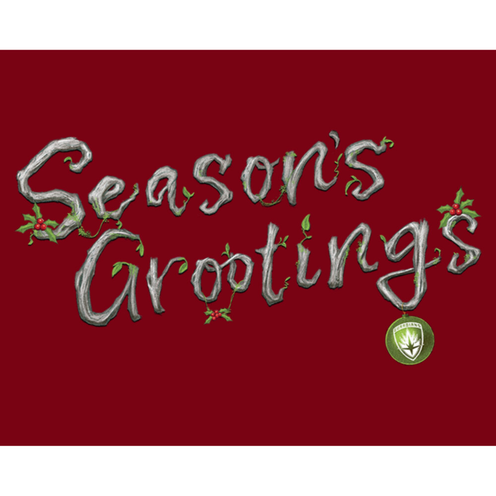 Men's Guardians of the Galaxy Holiday Special Season's Grootings  Adult T-Shirt
