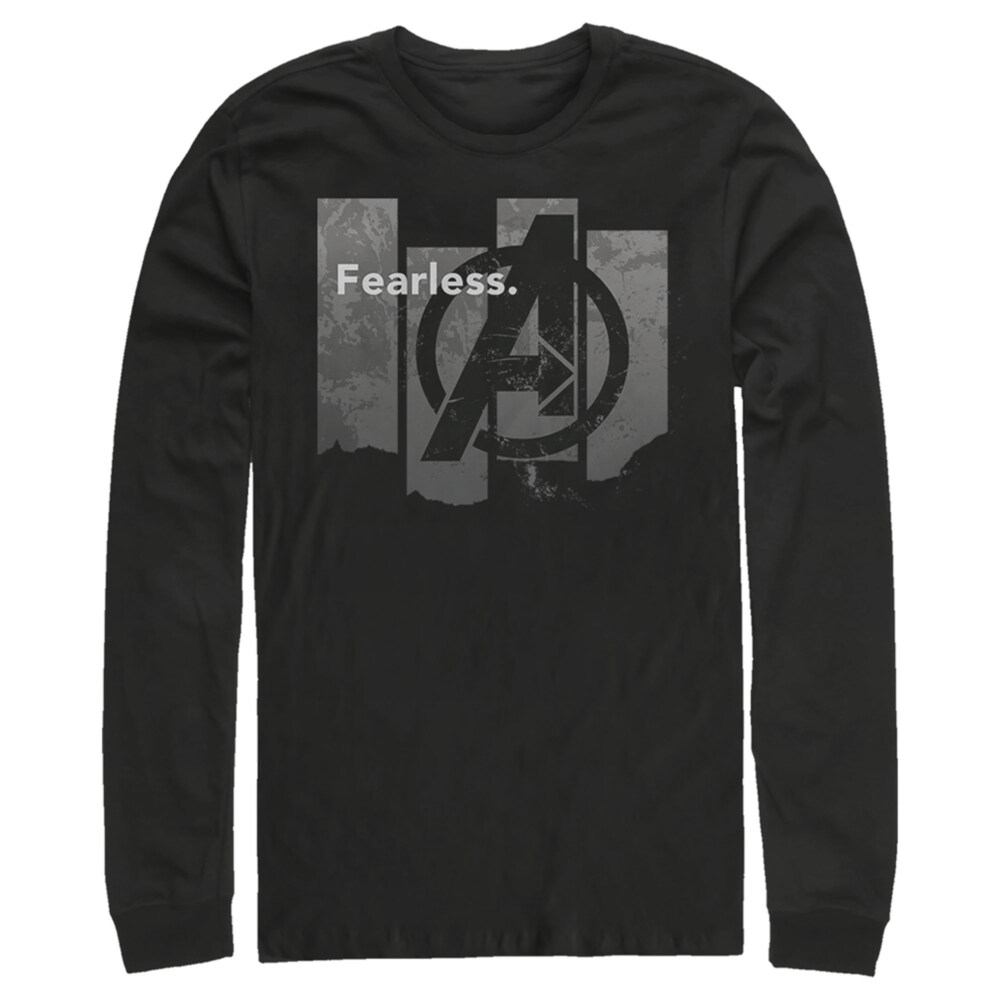 Men's Marvel Avengers: Endgame Fearless Column  Adult Long Sleeve Shirt