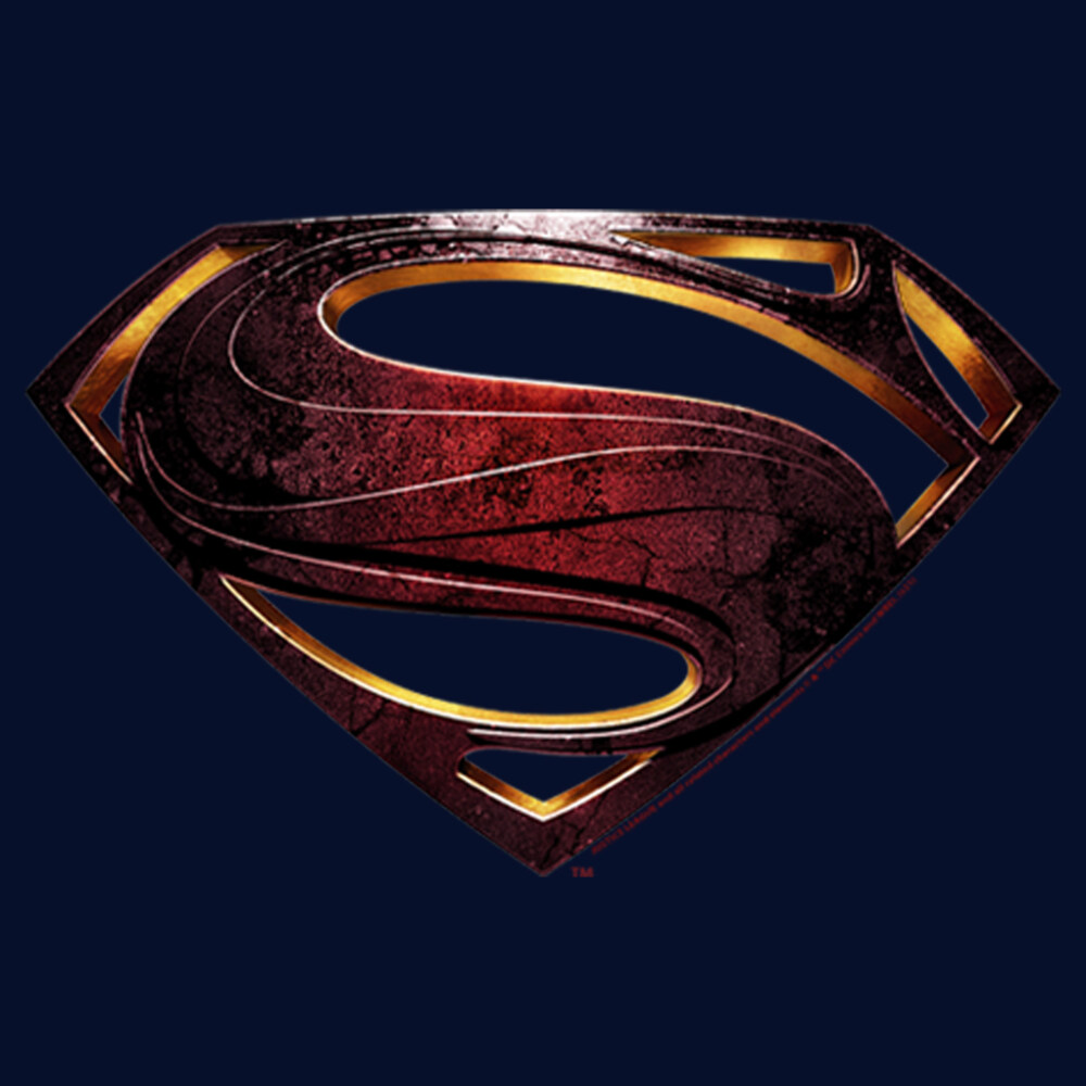 Men's Zack Snyder Justice League Superman Logo  Adult Pull Over Hoodie