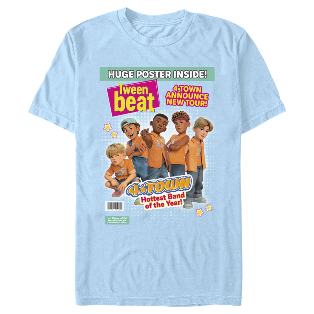 Men's Turning Red 4*Town Magazine Cover  Adult T-Shirt