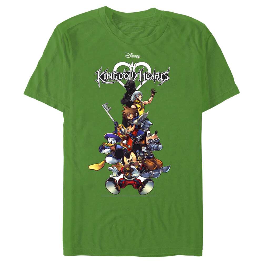 Men's Kingdom Hearts Coded Box Art  Adult T-Shirt