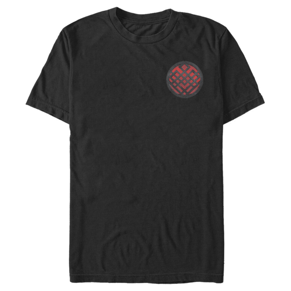 Men's Shang-Chi and the Legend of the Ten Rings Red Pocket Symbol  Adult T-Shirt