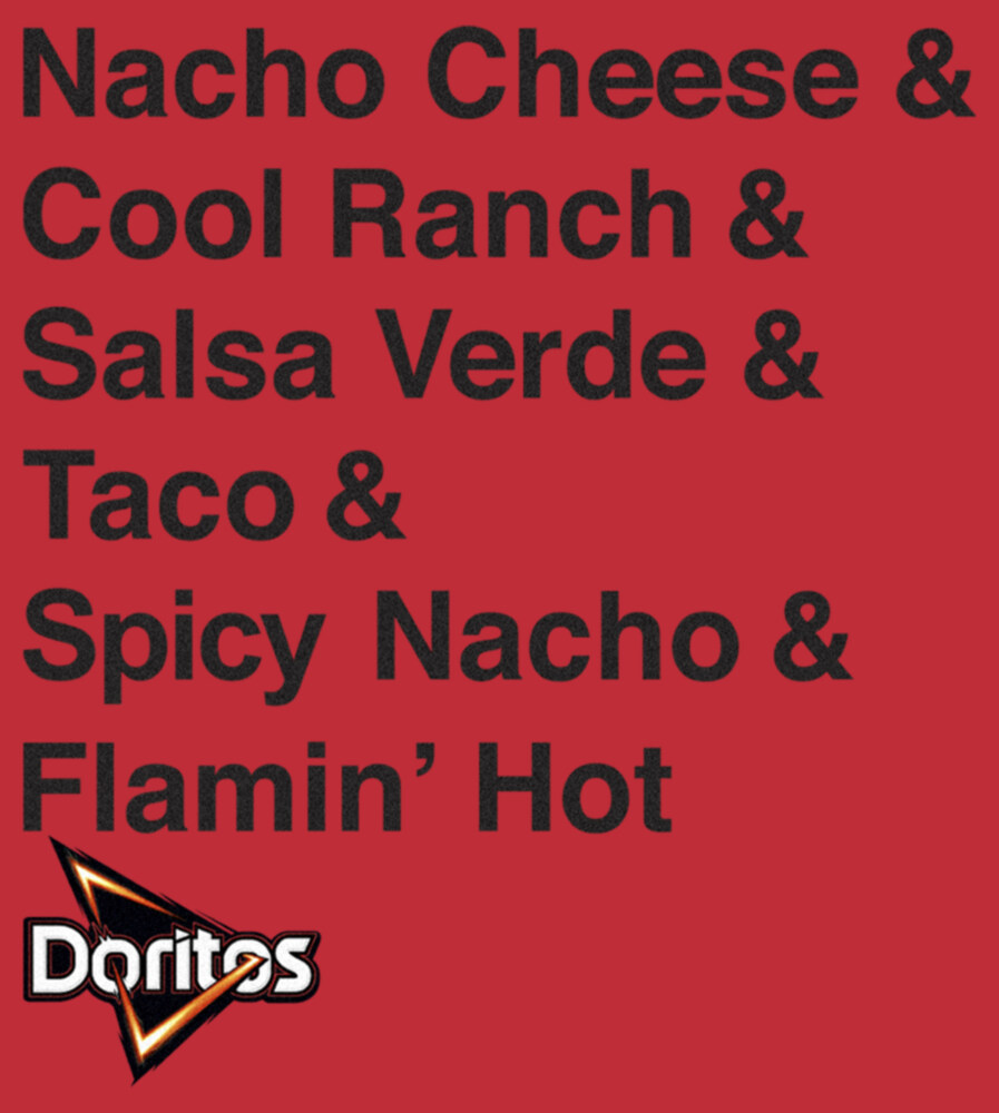 Men's Doritos Flavors Stack  Adult T-Shirt