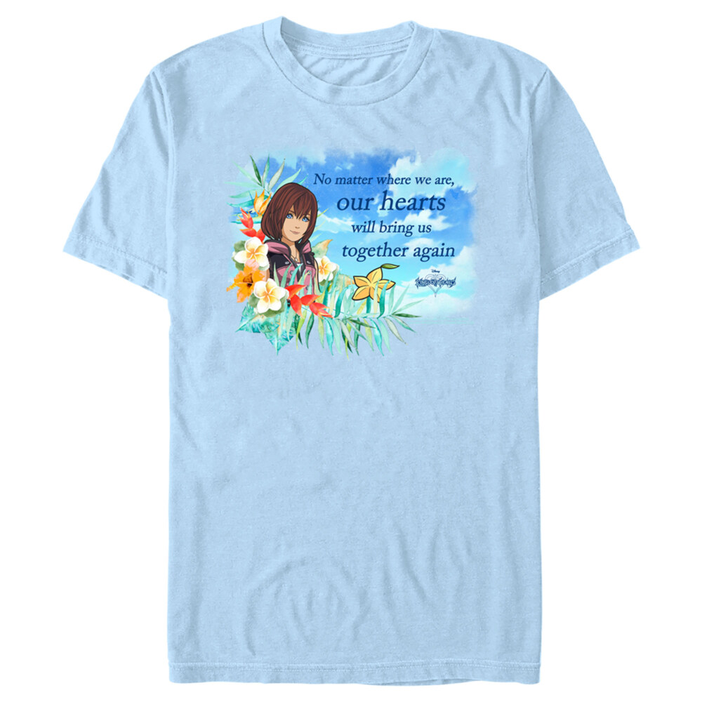 Men's Kingdom Hearts 3 Our Hearts Will Bring Us Together Again  Adult T-Shirt