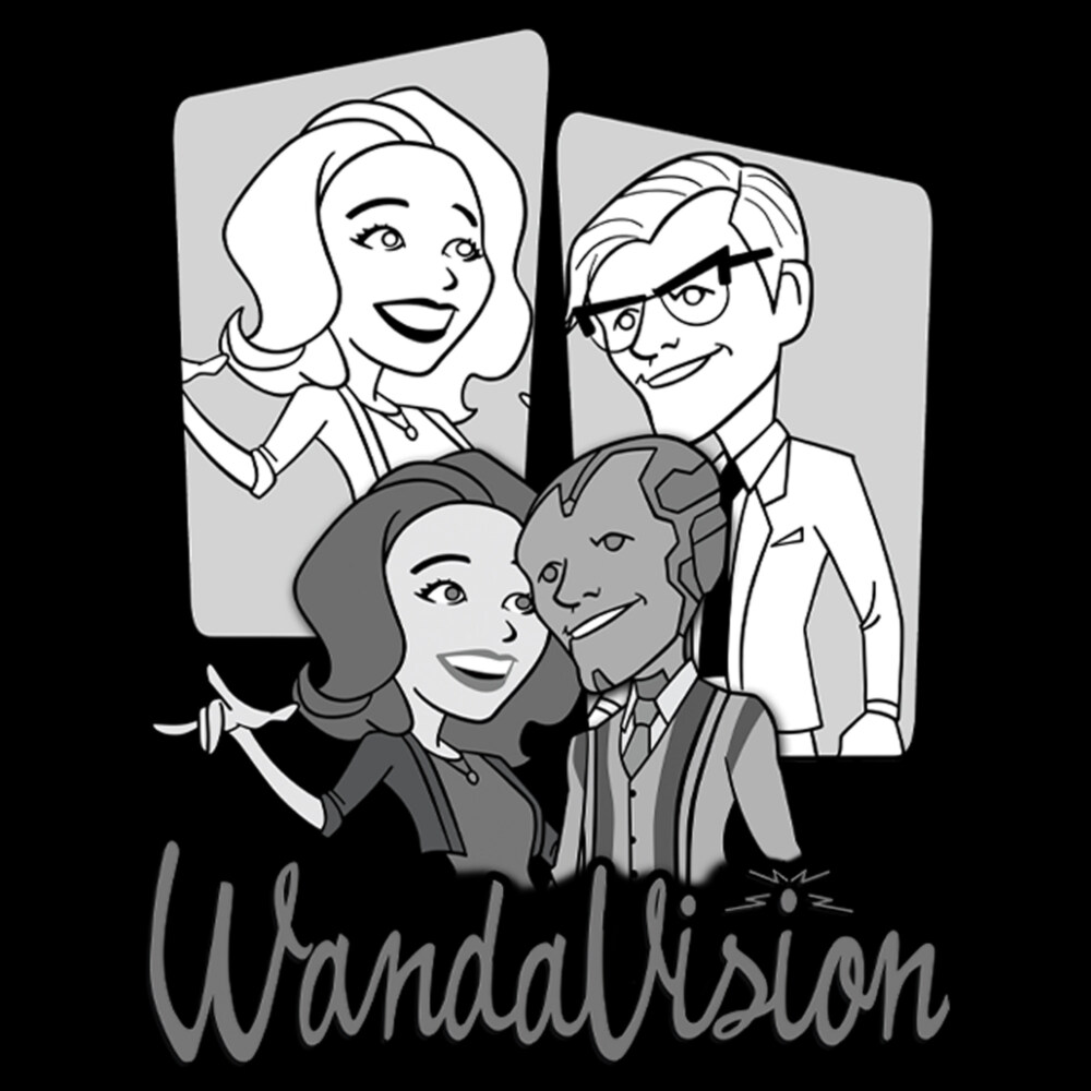 Men's Marvel WandaVision '60s Animated  Adult T-Shirt
