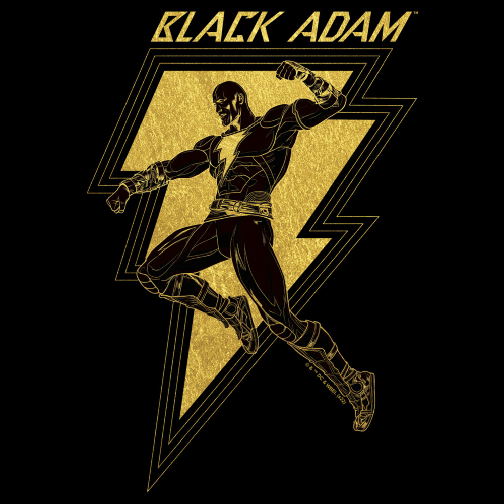 Men's Black Adam Wrath of the Legend  Adult T-Shirt