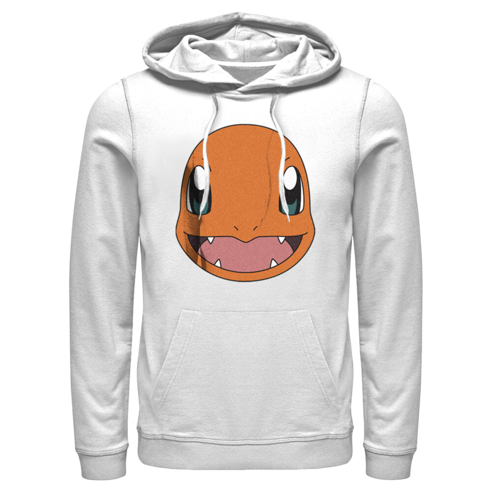 Men's Pokemon Charmander Smile  Adult Pull Over Hoodie