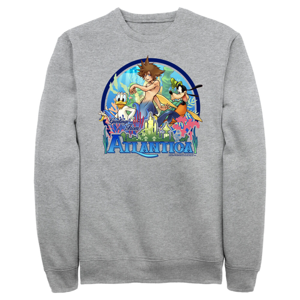 Men's Kingdom Hearts 1 Mermen Friends From Atlantica  Adult Sweatshirt