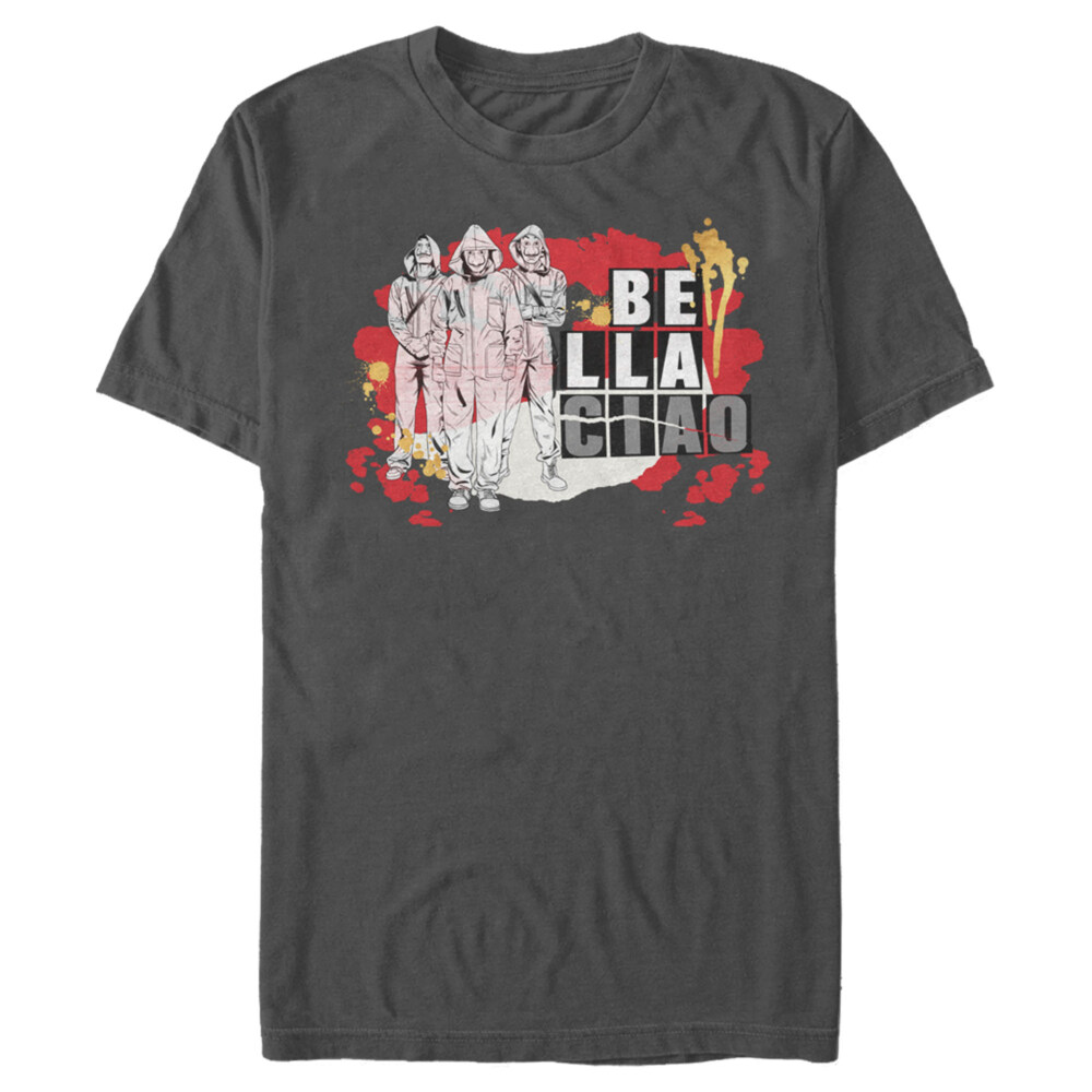 Men's Money Heist Bella Ciao Robbery  Adult T-Shirt