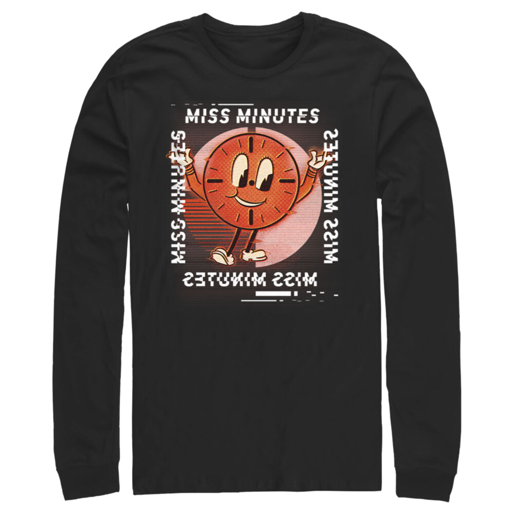 Men's Marvel Loki Miss Minutes Glitch  Adult Long Sleeve Shirt