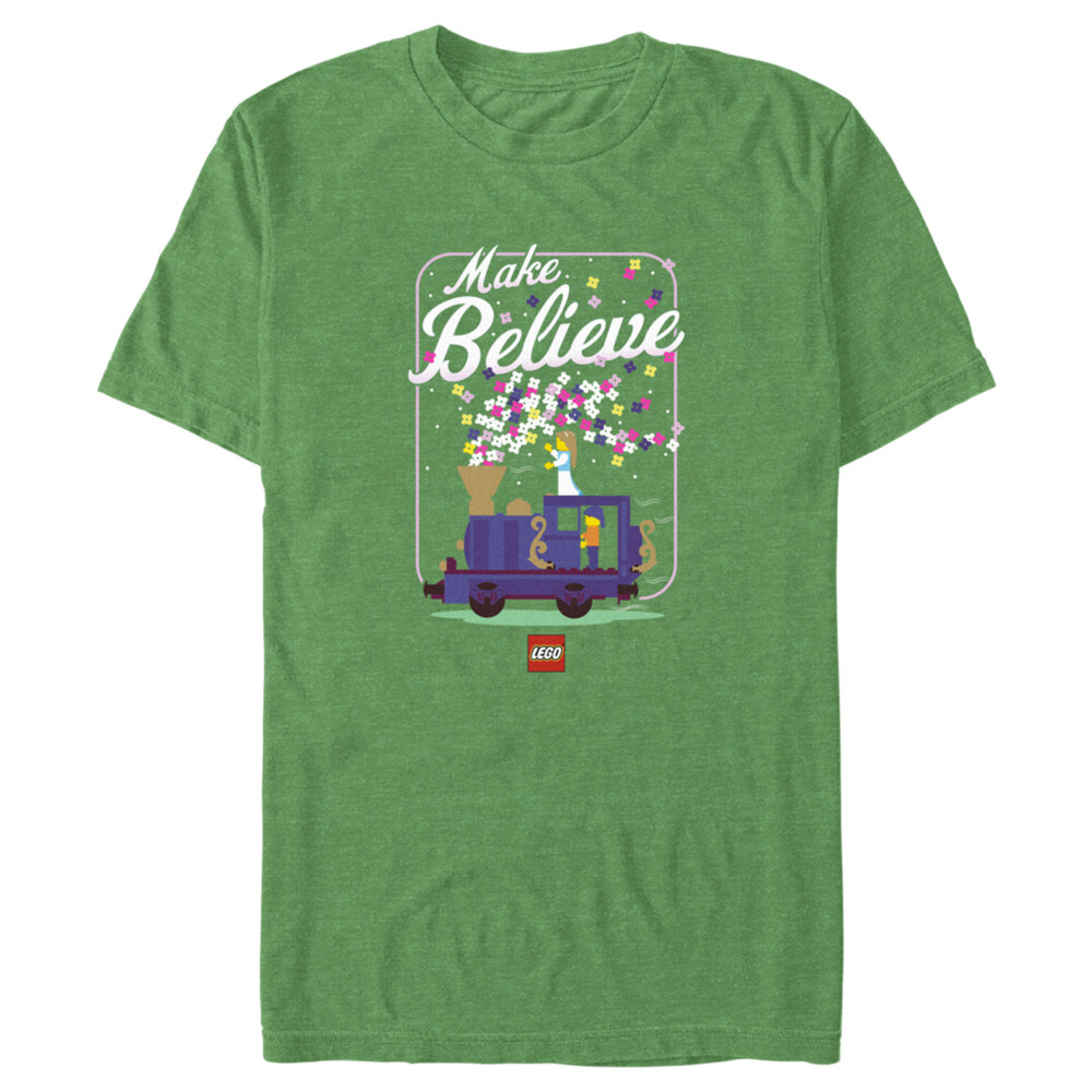 Men's LEGO Make Believe Train  Adult T-Shirt