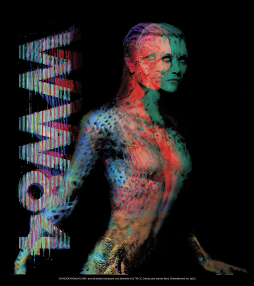 Men's Wonder Woman 1984 Cheetah Glitch  Adult T-Shirt