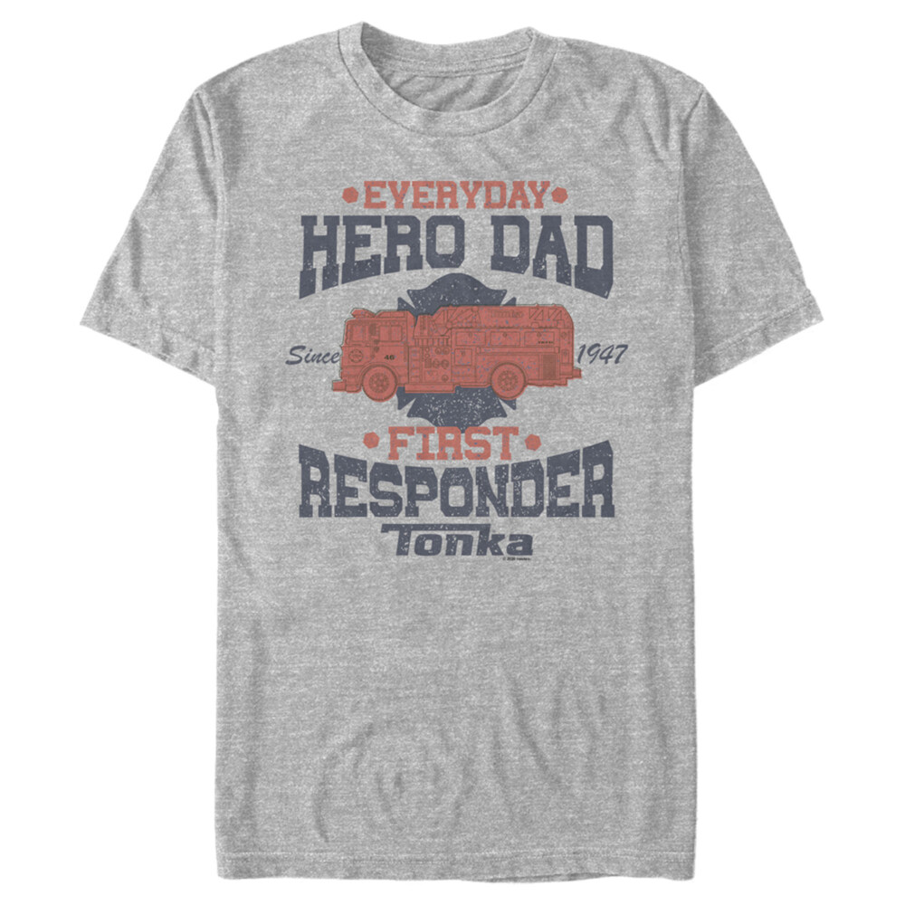 Men's Tonka First Responder Hero Dad  Adult T-Shirt