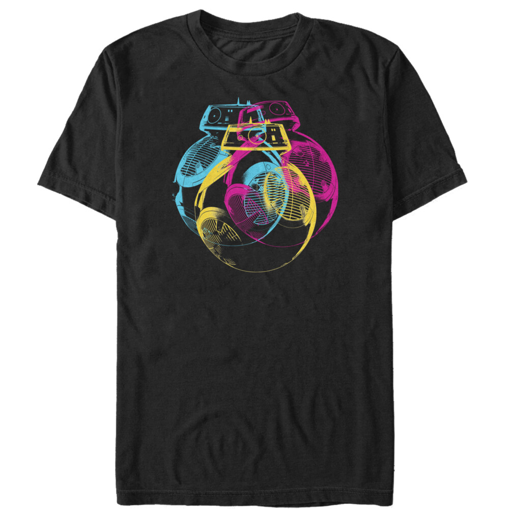 Men's Star Wars The Last Jedi BB-9E Retro Pop  Adult T-Shirt