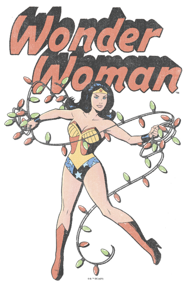Men's Wonder Woman 1984 Wrapped in Lights  Adult T-Shirt