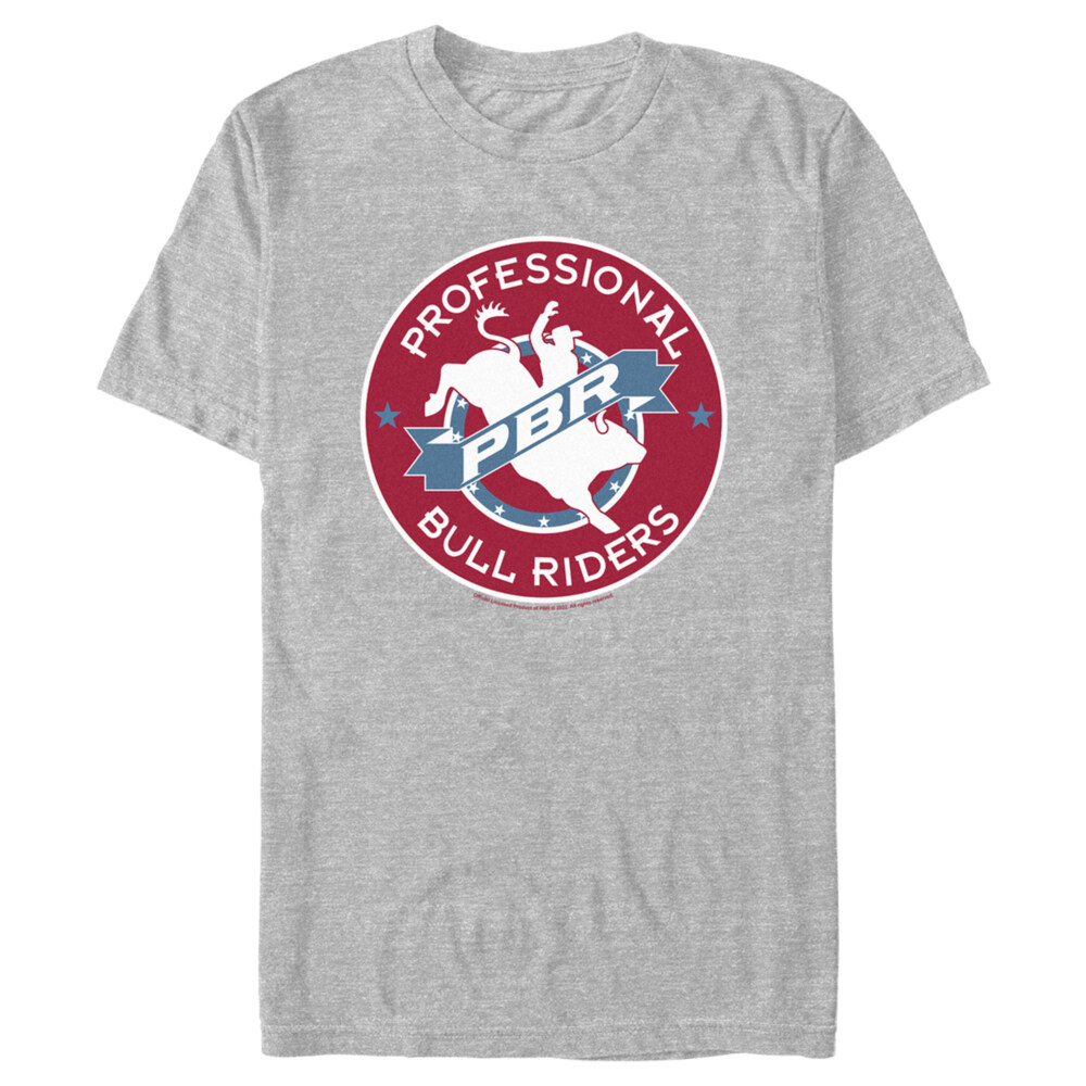 Men's Professional Bull Riders Professional Bull Riders Badge  Adult T-Shirt