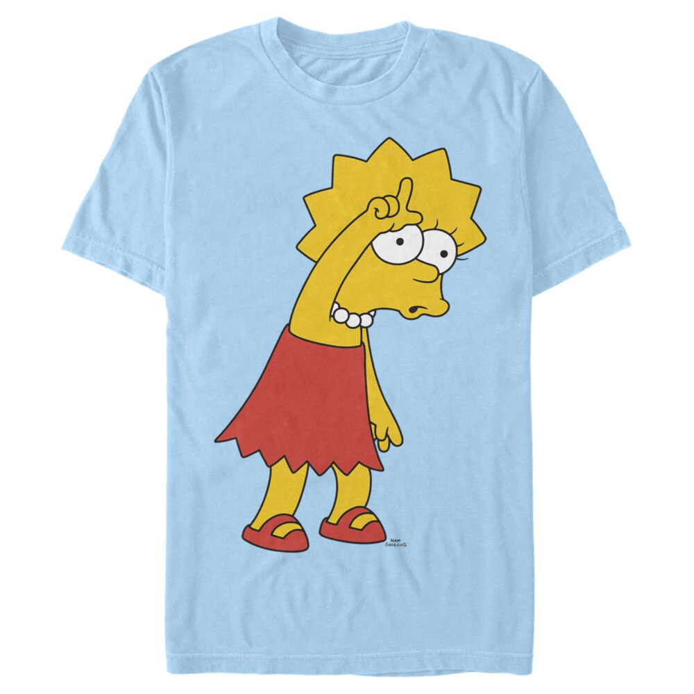 Men's The Simpsons Lisa Loser  Adult T-Shirt