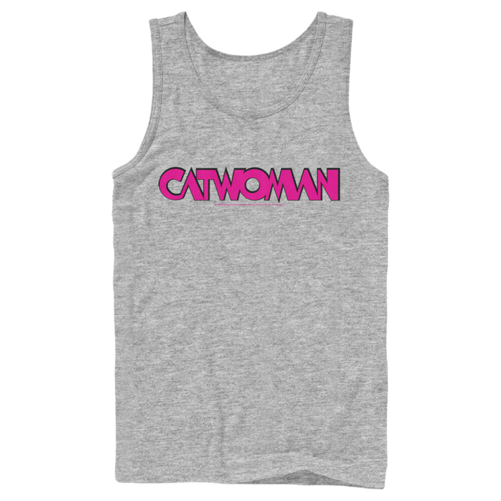Men's Batman Catwoman Logo  Adult Tank Top