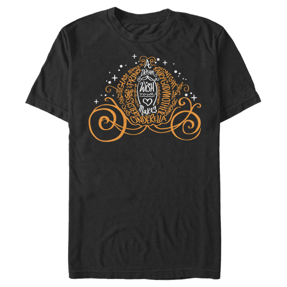 Men's Cinderella Cinderella Magical Pumpkin Carriage  Adult T-Shirt