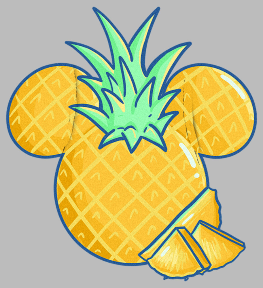 Men's Mickey & Friends Pineapple Logo  Adult Pull Over Hoodie