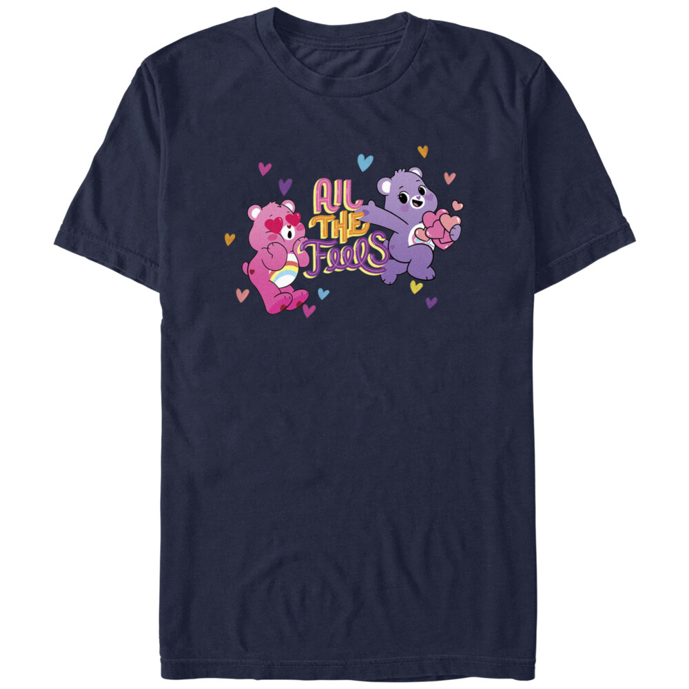Men's Care Bears All the Feels Cheer  Adult T-Shirt