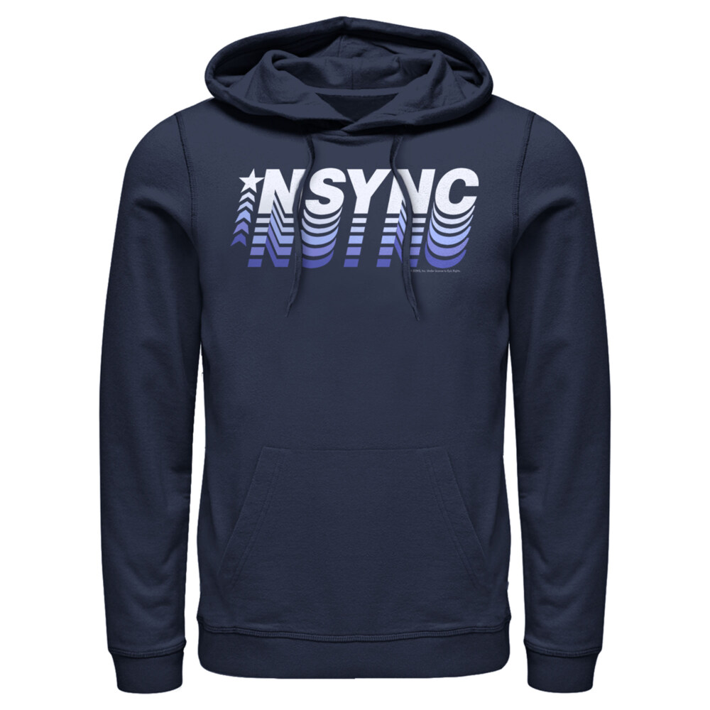 Men's NSYNC Retro Fade  Adult Pull Over Hoodie
