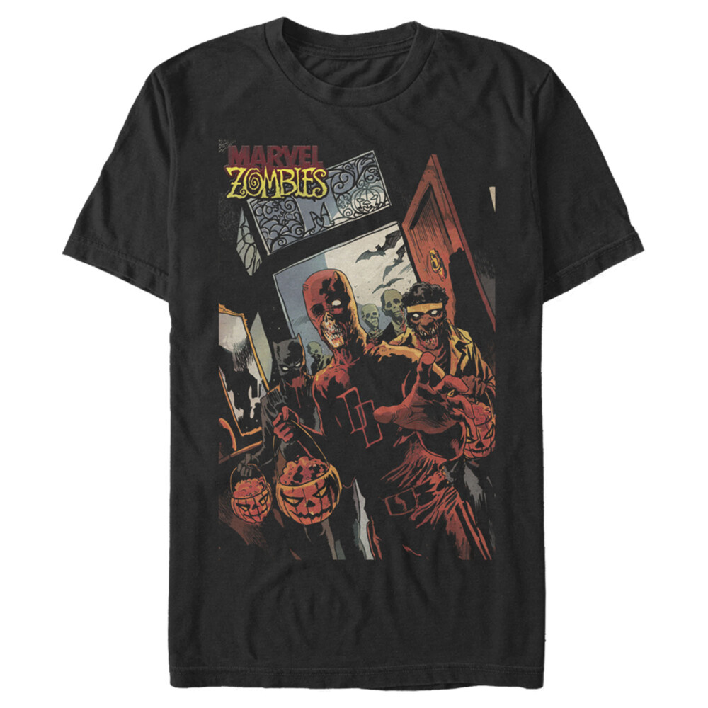 Men's Marvel Zombies Halloween Trick or Treat  Adult T-Shirt
