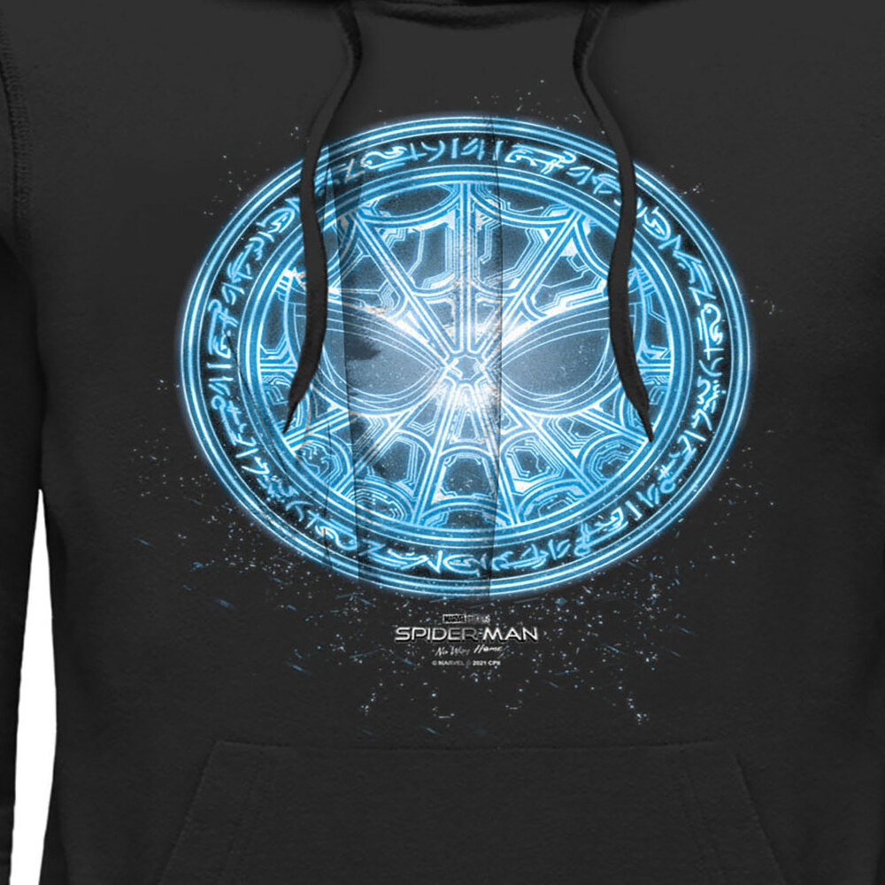 Men's Marvel Spider-Man: No Way Home Blue Spidey Rune  Adult Pull Over Hoodie