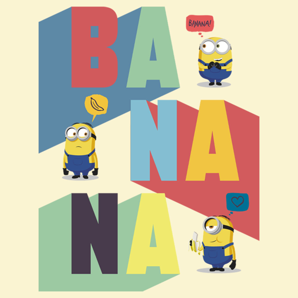 Men's Minions: The Rise of Gru Ba-Na-Na  Adult T-Shirt
