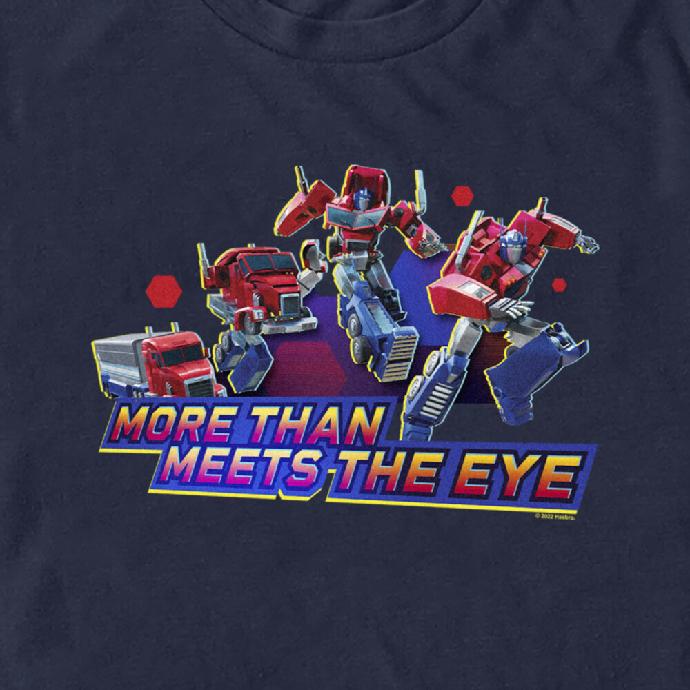 Men's Transformers: EarthSpark Optimus More Than Meets the Eye  Adult T-Shirt