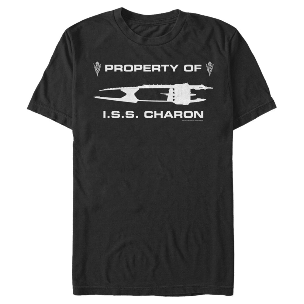 Men's Star Trek: Discovery Property of ISS Charon  Adult T-Shirt