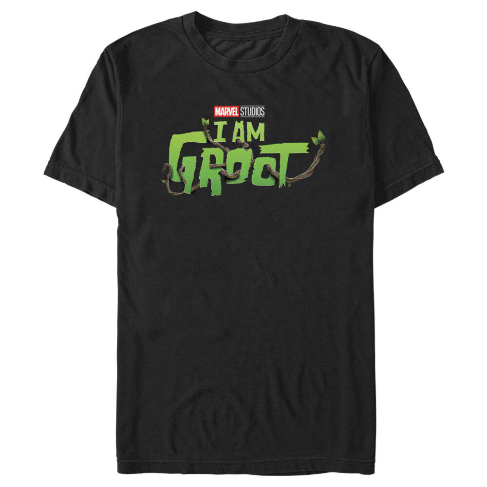 Men's Marvel: I am Groot Nature Leaf Logo  Adult T-Shirt