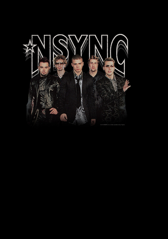 Men's NSYNC Rocker Band Pose  Adult Pull Over Hoodie