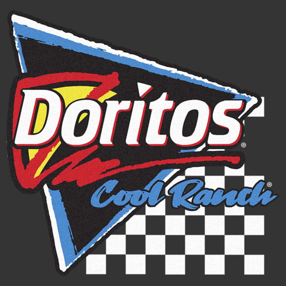 Men's Doritos Cool Ranch Retro Logo  Adult T-Shirt