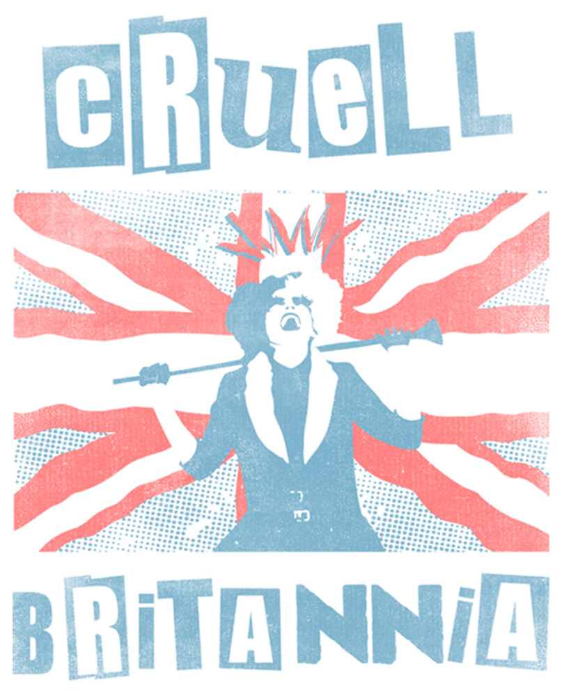 Men's Cruella Cruell Britannia  Adult T-Shirt