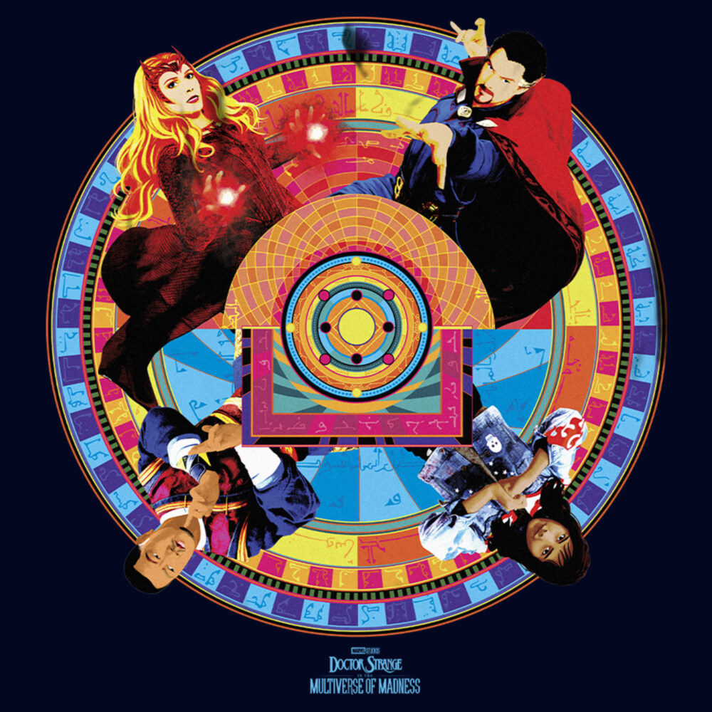 Men's Marvel Doctor Strange in the Multiverse of Madness Colorful Badge  Adult T-Shirt