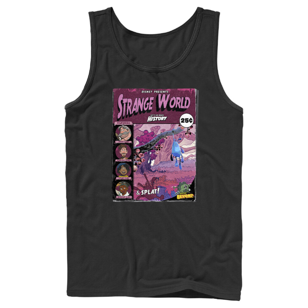 Men's Strange World Comic Book Cover  Adult Tank Top