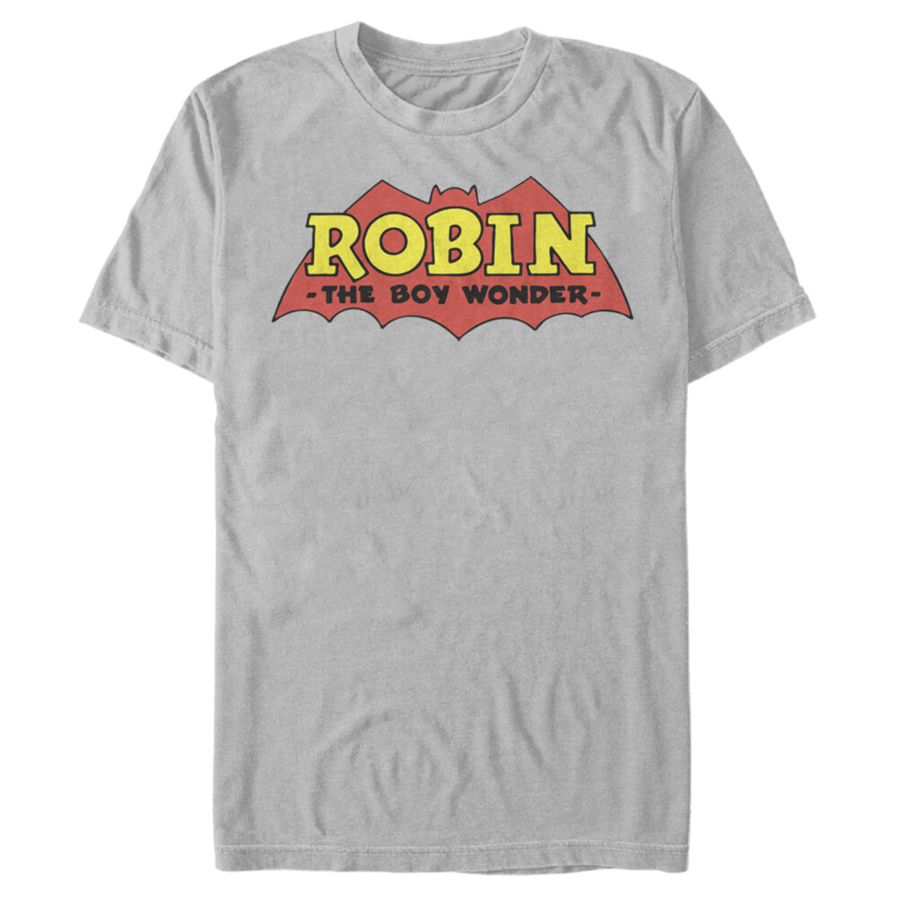 Men's Batman Logo Robin Boy Wonder  Adult T-Shirt