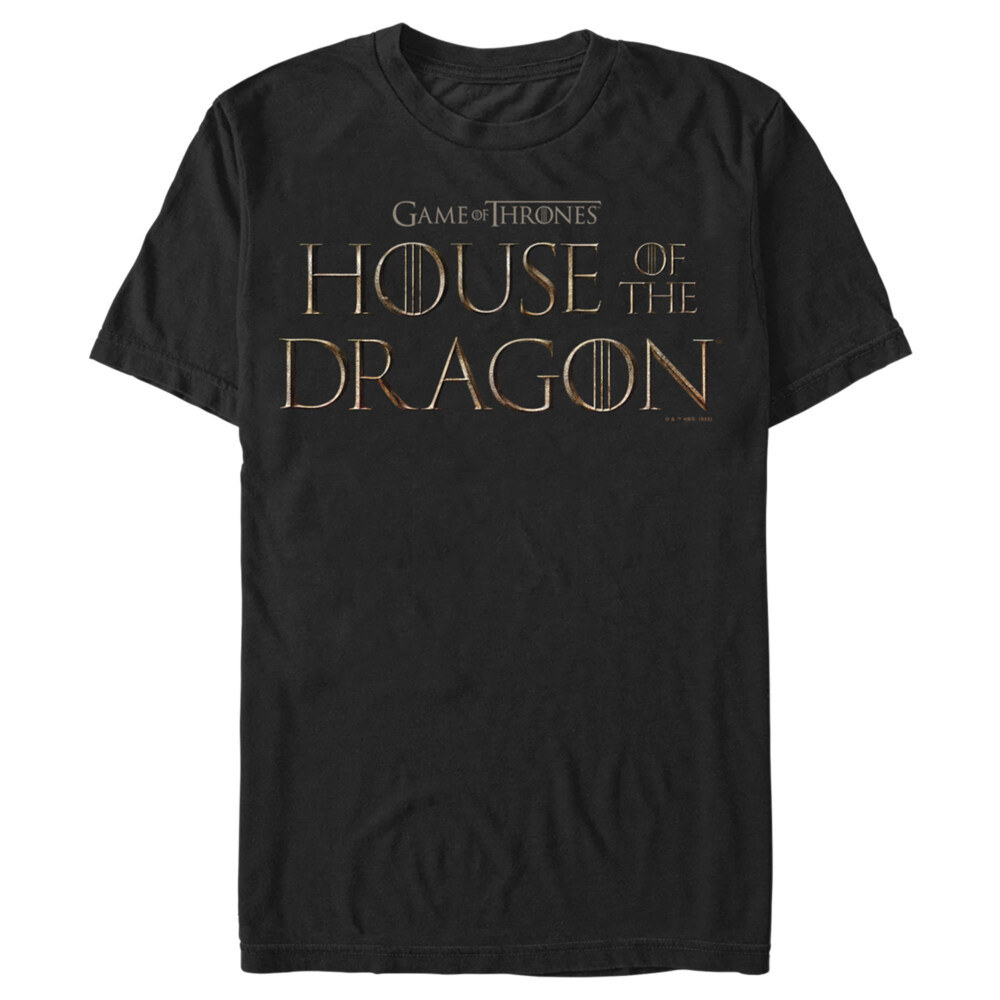 Men's Game of Thrones: House of the Dragon Series Logo  Adult T-Shirt