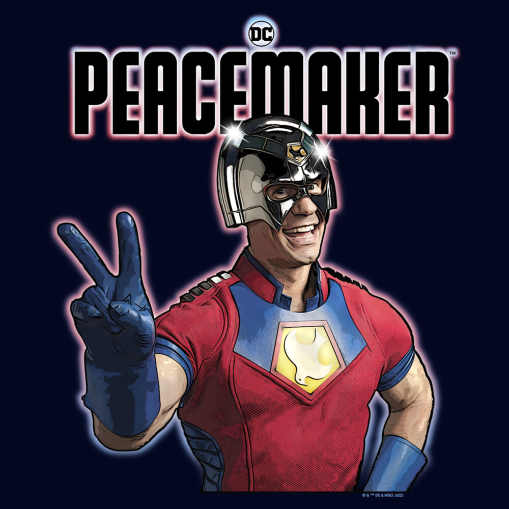 Men's Peacemaker Hero Peace Sign  Adult T-Shirt